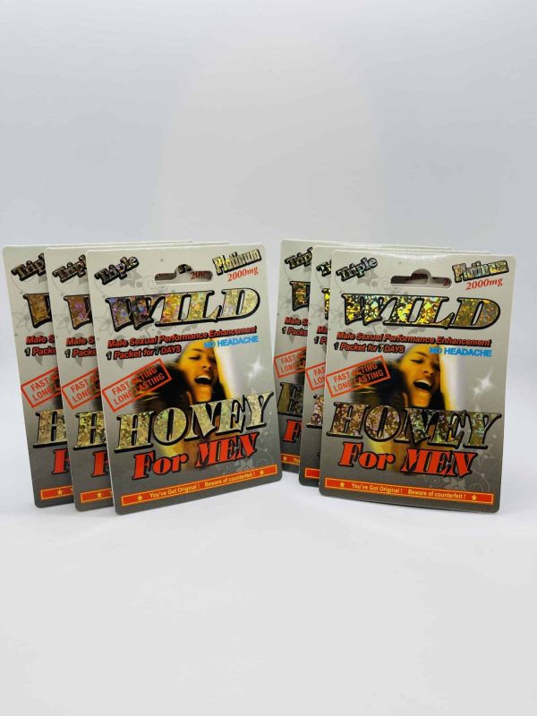 Triplle WIL,D 2000 mg Honey For Men 6 Pack Deal