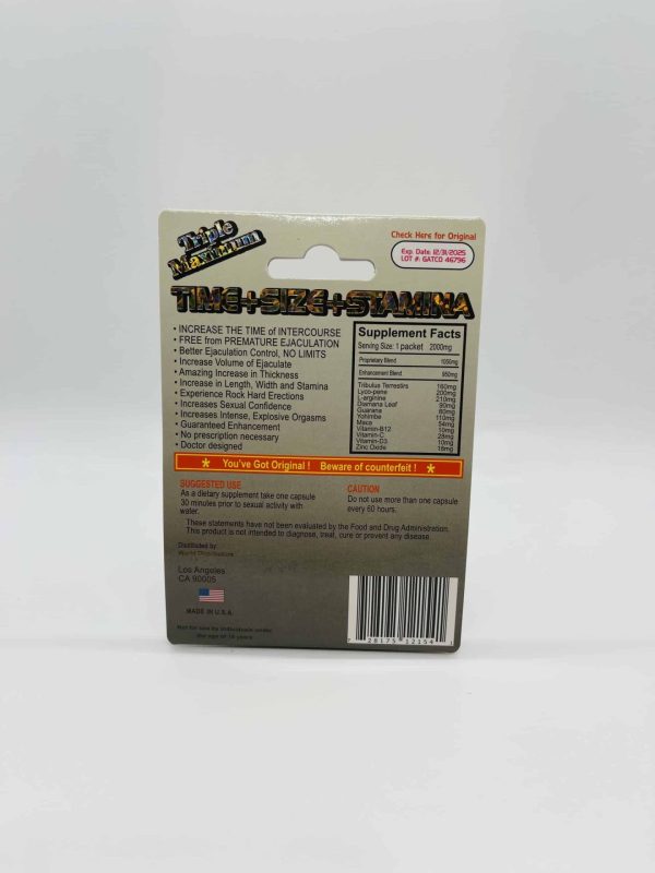 Triplle WIL,D 2000 mg Honey For Men 6 Pack Deal - Image 2