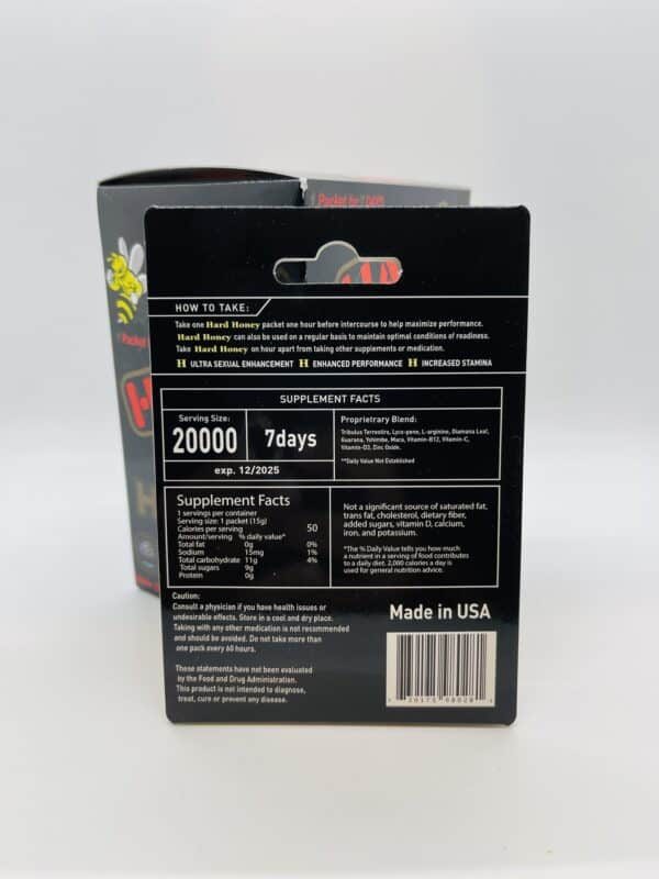 Hard,. Honey for men 24 Count Box - Image 3
