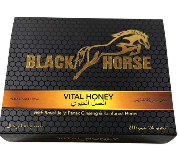 Original Black .,Horse,. Vital., Honey 10g x 24 sachets for Male Enhancement - Image 5